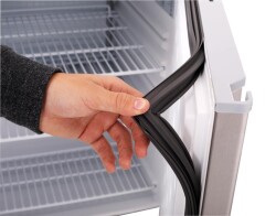 Edelstahl Kühlschrank 402 U CHR