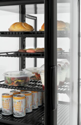Mini-Kühlvitrine 64L2T schwarz