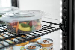 Mini-Kühlvitrine 64L2T schwarz