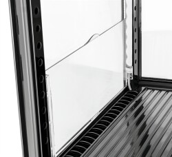 Mini-Kühlvitrine 64L2T schwarz