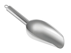 Lebensmittelschaufel aus Edelstahl 100