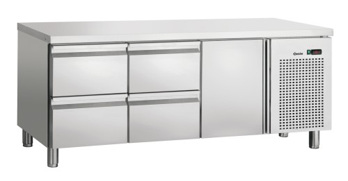 Kühltisch S4T1-150 mit 1 Tür und 4 Schubladen