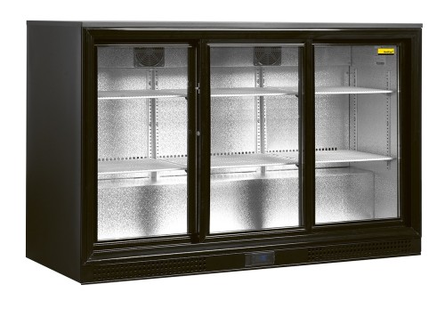 Rückbuffet-Unterbauschrank Glasschiebetüren RBS 1356-87-S3