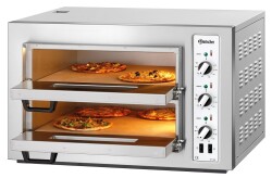 Pizzaofen NT 502 für 2 x 4 Pizzen Ø 25 cm