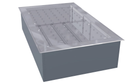 WiHA Crushed-Ice Edelstahl Kühlwanne mit LED CIKB GN...