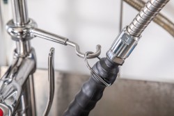 PREMIUM Knebel-Geschirrwaschbrause Schwenkhahn & LOW-Flow Brause