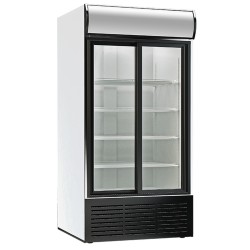 Glastürkühlschrank 1250 GDU mit Schiebetüren