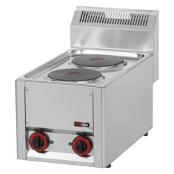 Elektro-Kochfläche mit 2 Platten Ø18 cm 400...