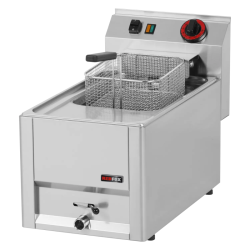 Elektro-Fritteuse 1 x 8 Liter Becken 400 Volt -...