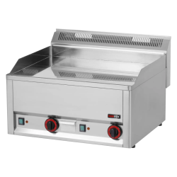 Elektro-Grillplatte 2 Heizzonen Grillfläche glatt...