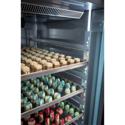 Edelstahl Pralinenkühlschrank P 700