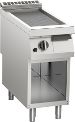 Gas-Grillplatte gerillt 10,5 kW mit 1 Heizzone offener...