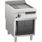 Gas-Grillplatte 2/3 glatt + 1/3 gerillt 14,0 kW offener Unterbau