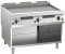 Gas-Grillplatte glatt 31,5 kW mit 3 Heizzonen offener Unterbau