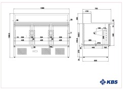 Pizzakühltisch/Belegstation 901 PT