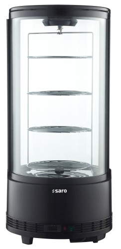 Kuchenvitrine schwarz Modell ELIZA