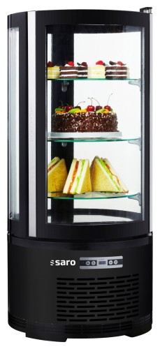 Kuchenvitrine schwarz Modell MATILDE