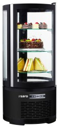 Kuchenvitrine schwarz Modell MATILDE