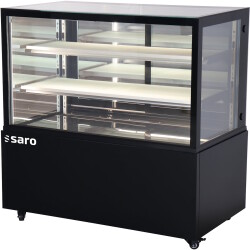 Kuchenvitrine schwarz 410L Modell MARION