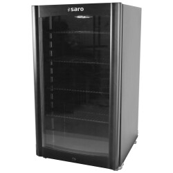 Kühlschrank mit Glastür schwarz Modell DK 90