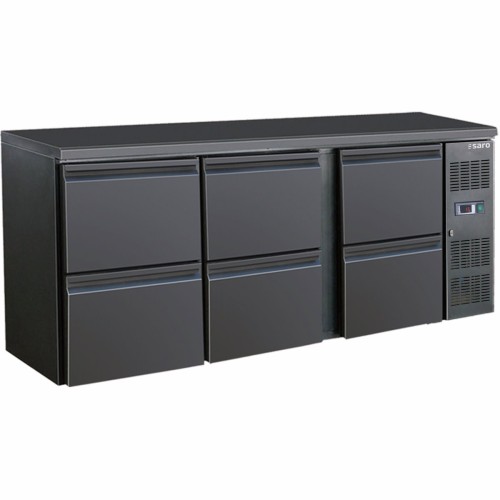 Barkühler mit 6 Schubladen Modell BC 3100-6S