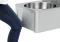 Handwaschbecken W10-KB Plus mit Knie-Bedienung
