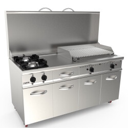 Filchef mobile Kücheninsel mit Gas-Herd &...