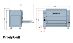 Steak Grill Modell BROILY - GAS