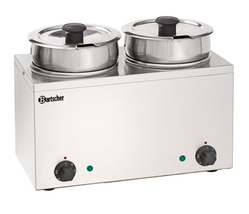 Bain-Marie Hotpot Suppenstation 2 x 3,5 Liter