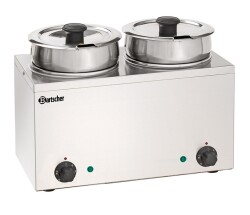 Bain-Marie Hotpot Suppenstation 2 x 3,5 Liter