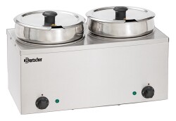 Bain-Marie Hotpot Suppenstation 2 x 6,5 Liter