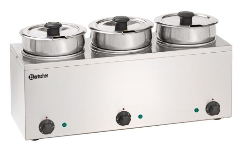 Bain-Marie Hotpot Suppenstation 3 x 3,5 Liter