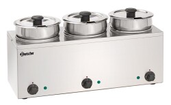 Bain-Marie Hotpot Suppenstation 3 x 3,5 Liter