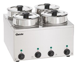 Bain-Marie Hotpot Suppenstation 4 x 3,5 Liter