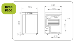 Kühlschrank weiß COMPACT R200 G W