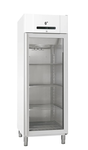Kühlschrank weiß mit Glastür COMPACT GR600 G W