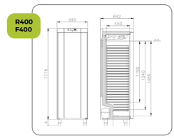 Kühlschrank weiß COMPACT R400 G W