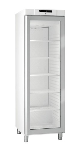 Kühlschrank weiß mit Glastür COMPACT GR400 G W