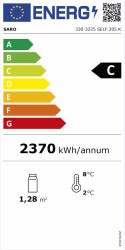 Countertopkühlung Schiebetüren Modell SELF 205
