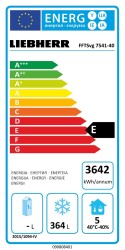 Tiefkühltisch FFTSvg 7541 S01 mit Tischplatte und Aufkantung