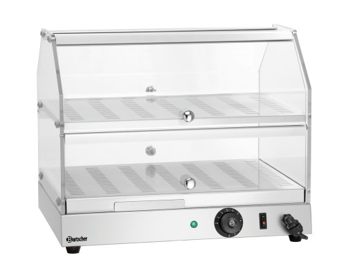 Warmhaltevitrine mit 2 Ebenen BW20