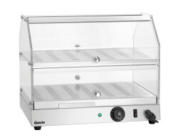 Warmhaltevitrine mit 2 Ebenen BW20