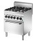Gasherd 650 4 Flammen mit Elektrobackofen
