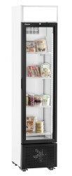Glastürkühlschrank mit Werbedisplay GTK1-123