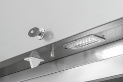 Edelstahl-Tiefkühlschrank mit 2 Türen auf Rollen TKGN2-212
