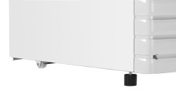 Glastürkühlschrank mit Werbedisplay 302L WB