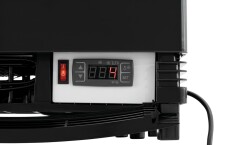 Mini-Kühlvitrine 75L2T schwarz