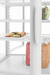 Mini-Kühlvitrine 75L2T weiß