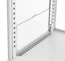 Mini-Kühlvitrine 75L2T weiß