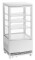 Mini-Kühlvitrine 75L2T weiß